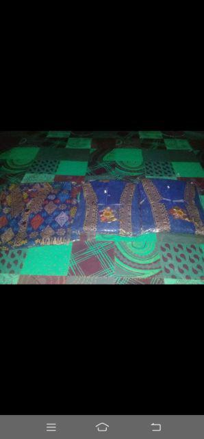 Sarimbit Keluarga/ Family Batik Rok N Blus Wanita Marimar Prodo Biru