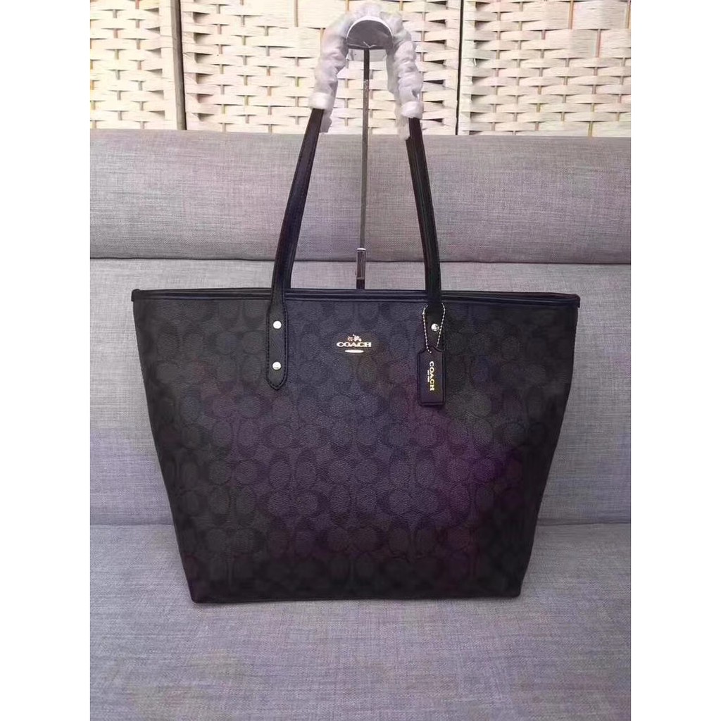 Tas Coach F58292 Hitam Original Wanita Tas Fashion Merek Impor Tas Bahu /Tas Tangan Wanita