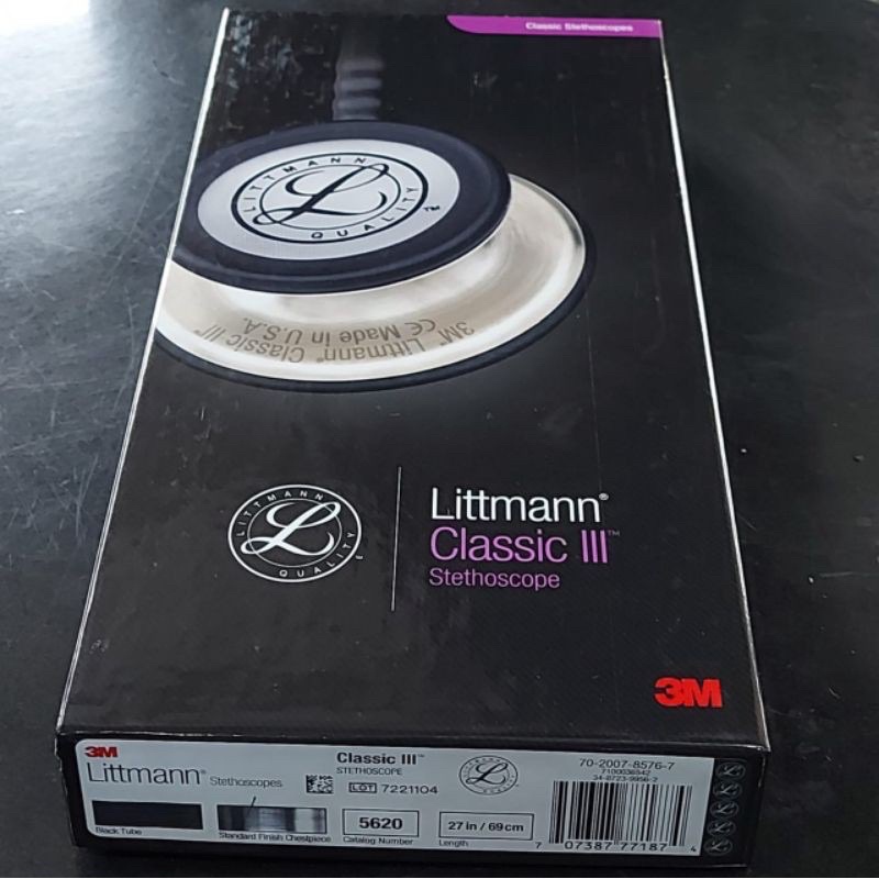 Stetoscope 3M Littmann III BLACK 5620 STANDARD