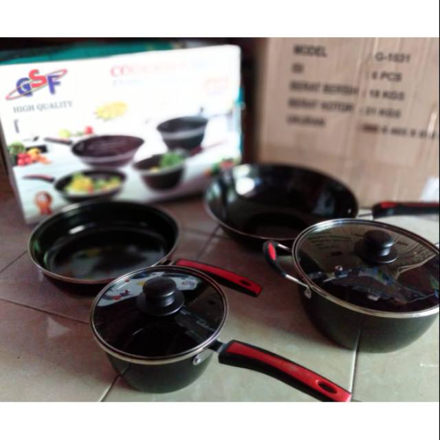 COOKWARE SET ENAMEL, GSF