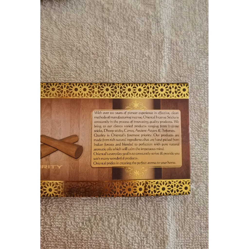 Dupa Premium Sandalee Cendana Sandalwood Hio Handmade India by Oriental