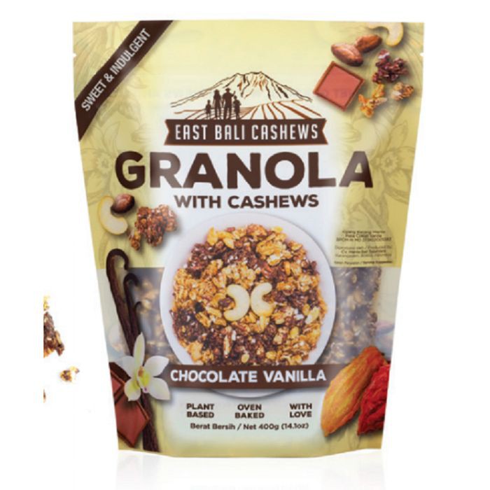 

Granola Chocolate Vanilla | Granola Cokelat 400g - East Bali Cashews