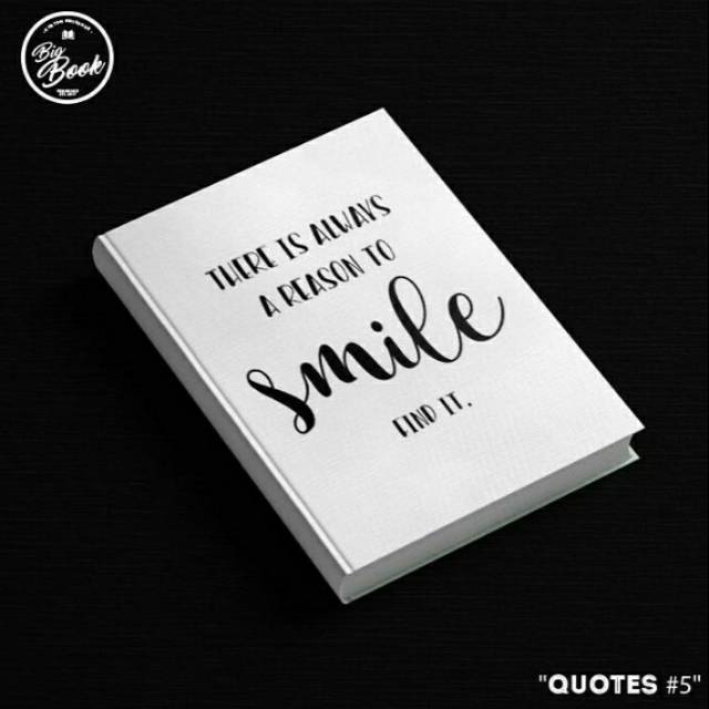 

Notebook Quote Hardcover Ukuran A5 Isi 300 lembar HVS polos/bergaris/dotted/watermark/grid