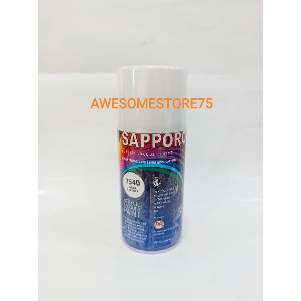 Cat Semprot Pilox Pylox Kilat 7540 Clear Lacquer Transparan SAPPORO