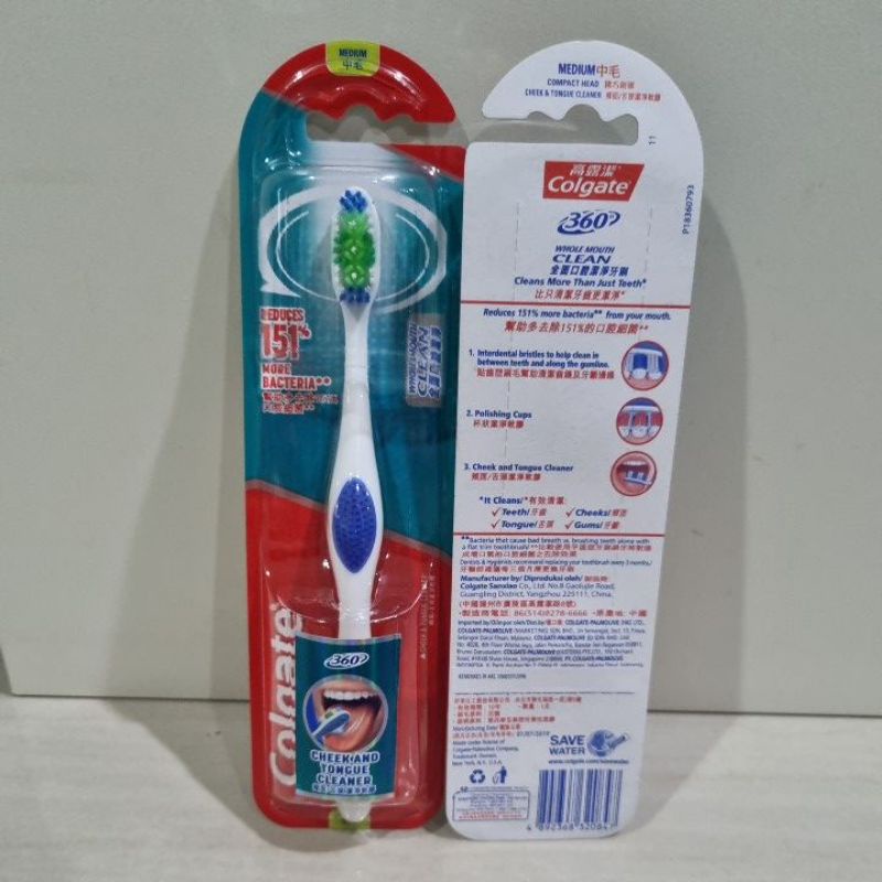 Colgate toothbrush sikat gigi 360 base