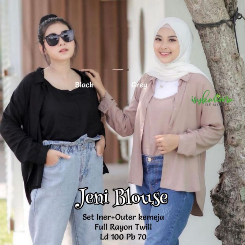 JENI BLOUSE RAYON TWILL BY ISYKARIMA DE MODE
