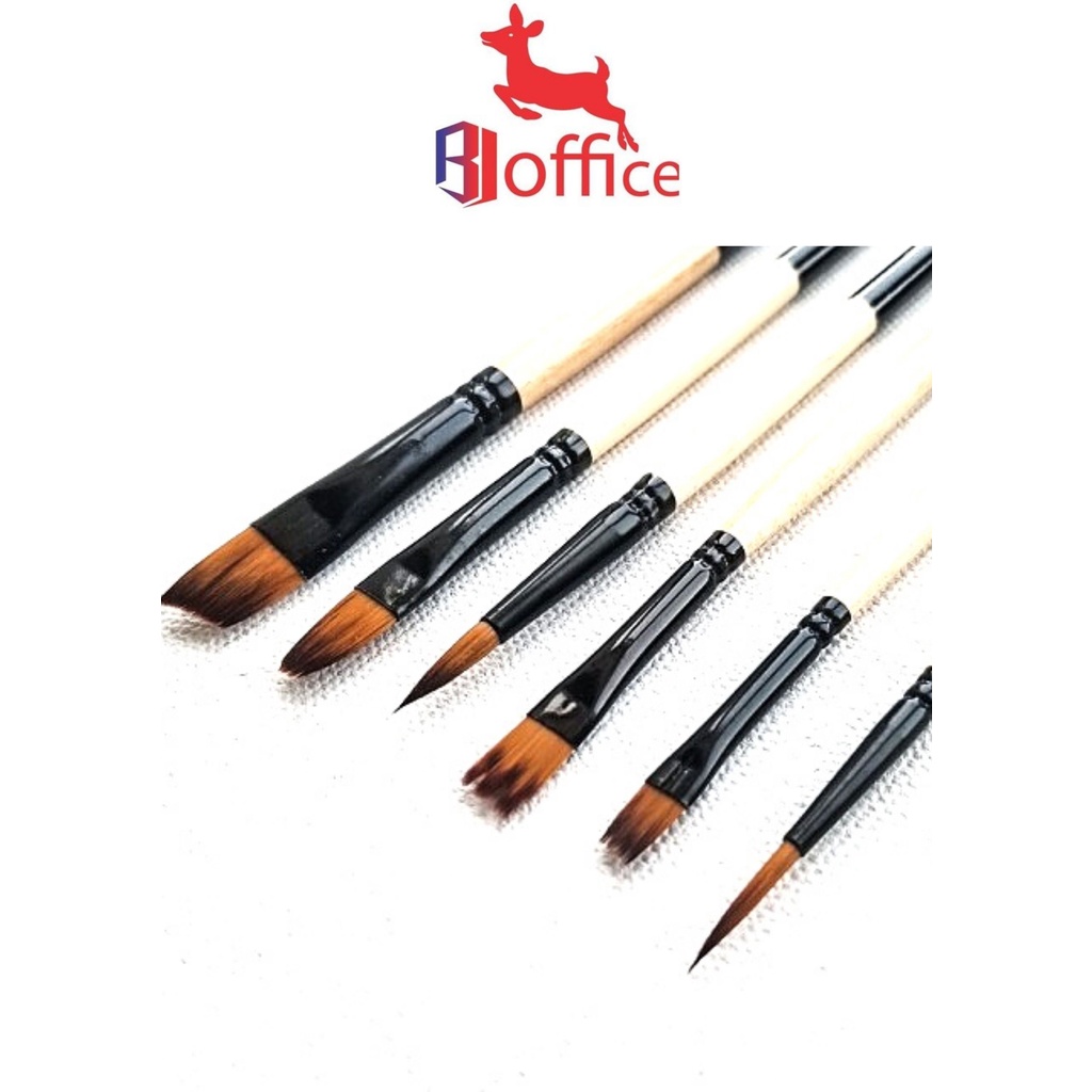 

V-Tec Brush A511 Set 6 / Kuas Lukis Set 6