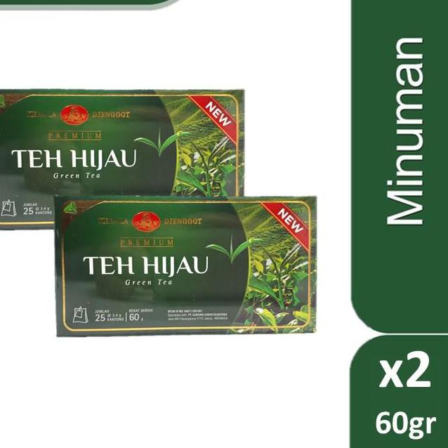 

Paling Laris Kepala Djenggot Teh Hijau 60 gr x 2 Pcs