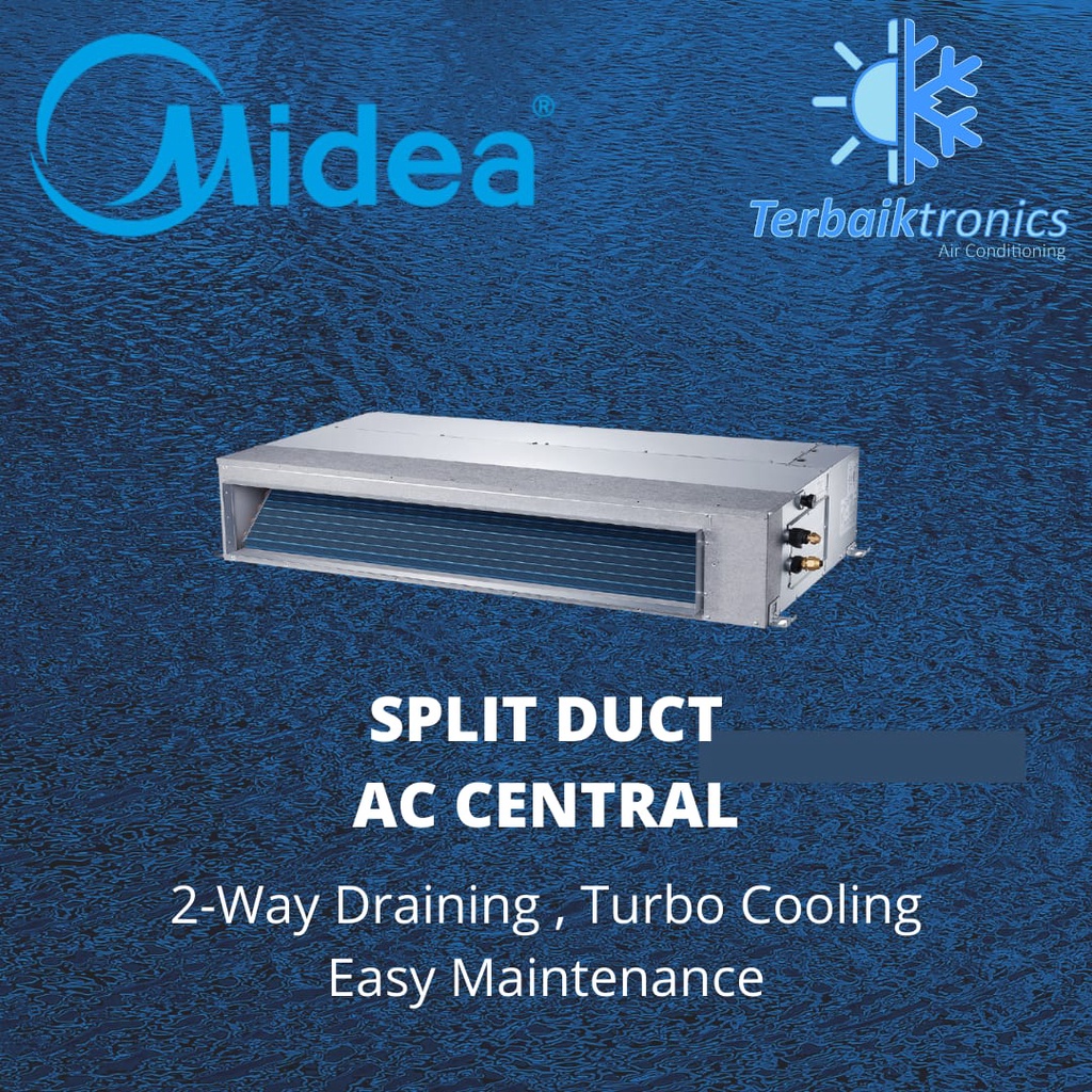 Jual AC Split Duct / AC Sentral Midea 2 PK 7 PK Made in China