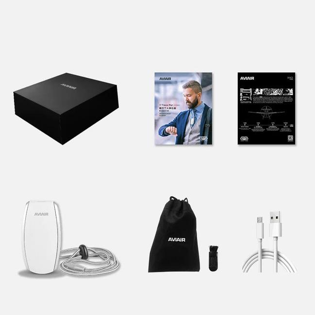Aviair Travo Pur White 20jt ion Black 35 Juta Ion Personal Purifier