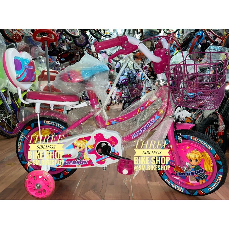 SEPEDA MINI ANAK EMERSON 12 INCH WARNA PINK