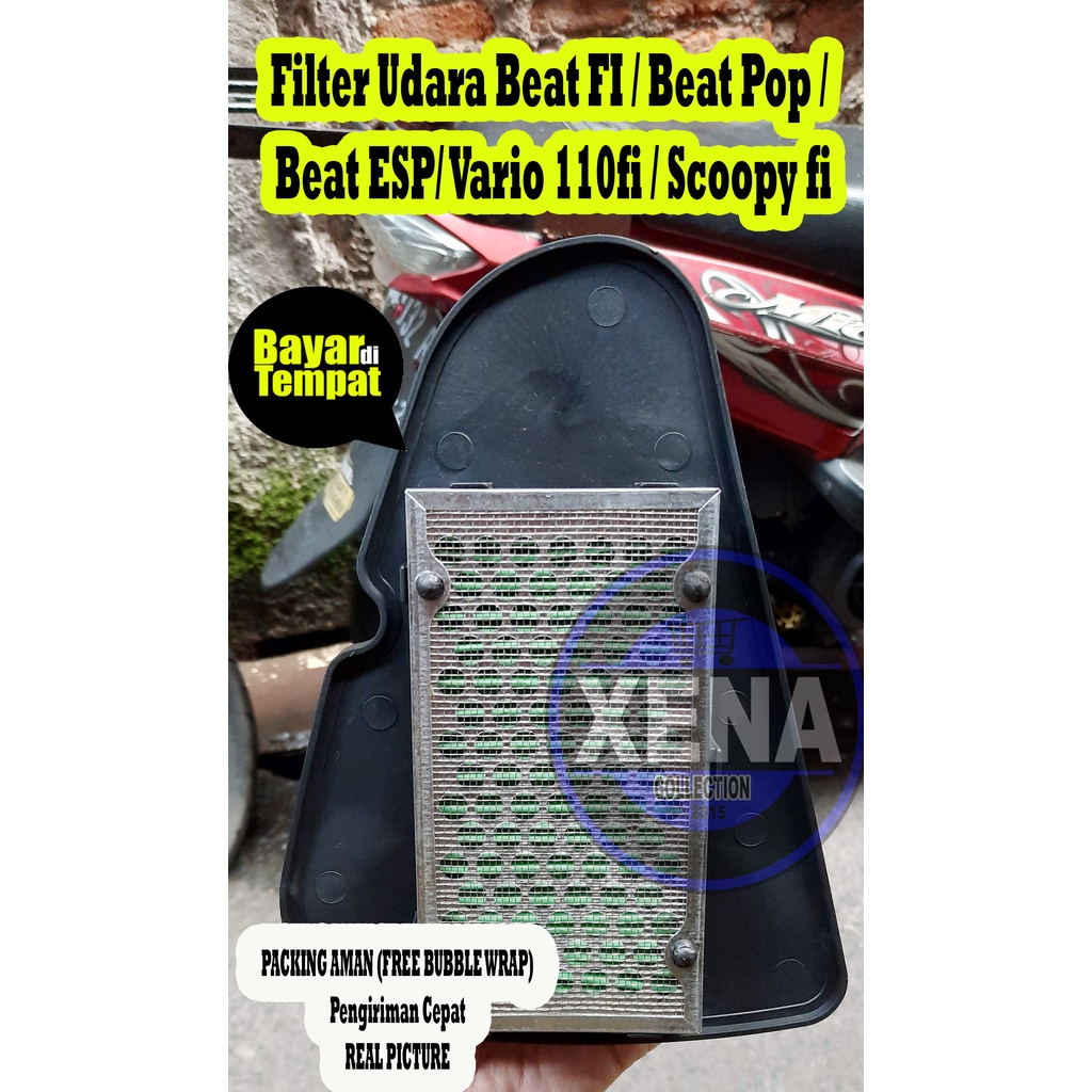 filter udara honda beat F1 / beat esp / beat pop esp / beat new / beat esp street / vario 110 f1 / scoopy f1 / esp /K16 / FILTER UDARA BEAT FI FILTER UDARA SCOOPY FI