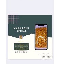 

macaroni spiral pedas
