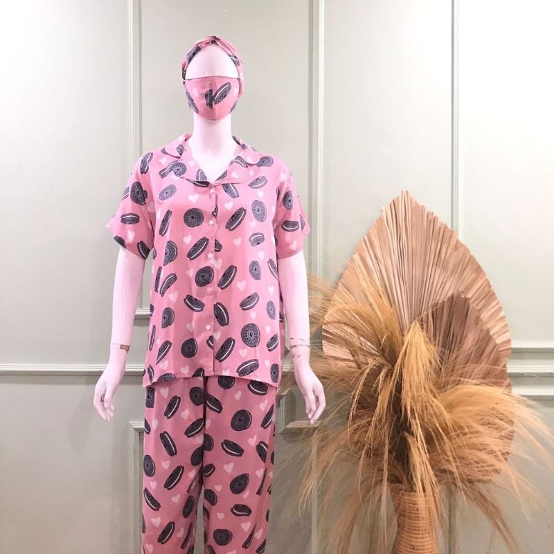 LAURA SET PAJAMAS / PIYAMA / BAJU TIDUR MURAH / SETELAN WANITA # PIYAMA MURAH