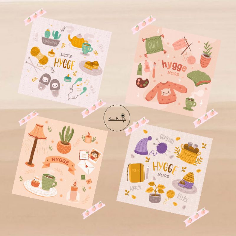 

Hygge | Sticker Aestethic | Sticker Tumblr | Stiker Murah | Stiker Lucu