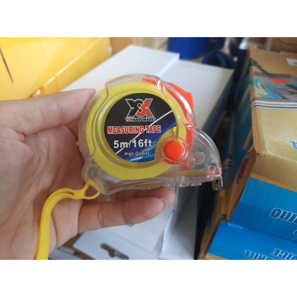 meteran kayu 5 meter / meteran tukang / measure tape 5m 16ft