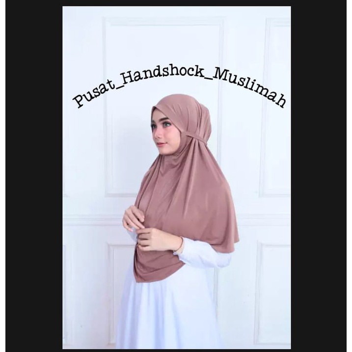 ( BERGO JERSEY TALI ) KERUDUNG BERGO MARYAM JERSEY PREMIUM