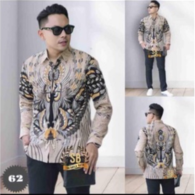 DANASURA Baju Batik Pria Lengan Panjang Premium Slimfit Furing Modern Original Kemeja cowok keren formal Acara Wisuda Kantor Kerja wanita couple Abdi negara pns kopri random S M L XL XXL