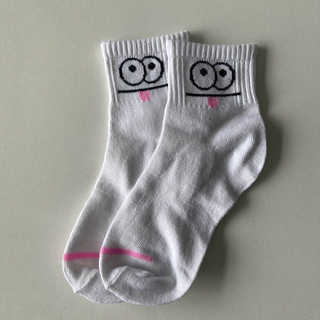 【WR】Japanese Ghost Style kaos kaki wanita import kaoskaki socks sepatu-putih