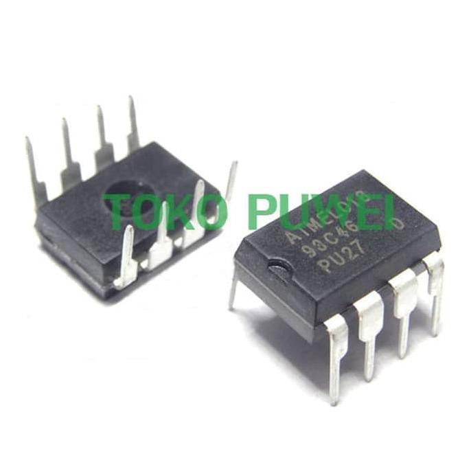 hid_ ATMEL 93C46 AT93C46 128x8(1k) Serial CMOS EEPROM DIP 8 Pin IC BC01 54