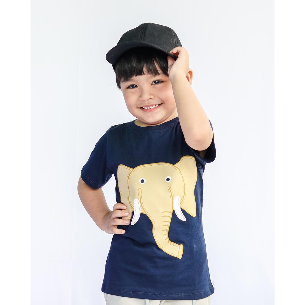 Kaos Anak Cowok Smilee Original Size 1-5 Tahun Baju Anak Super Premium