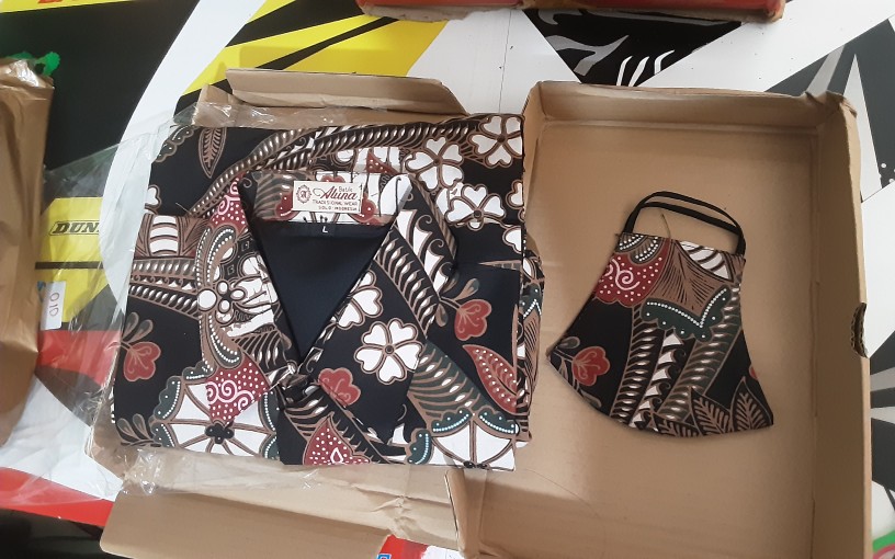 Batik Pria Lengan Panjang Modern Kemeja Batik Pria Lengan Panjang Slim Fit Atasan Batik Rba009