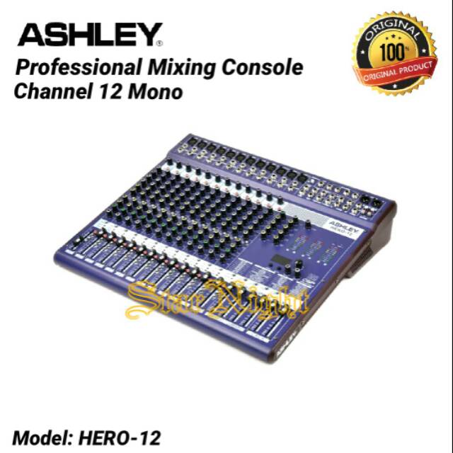 Jual Mixer Ashley Hero Channel Original Multi Effect Dsp Sn