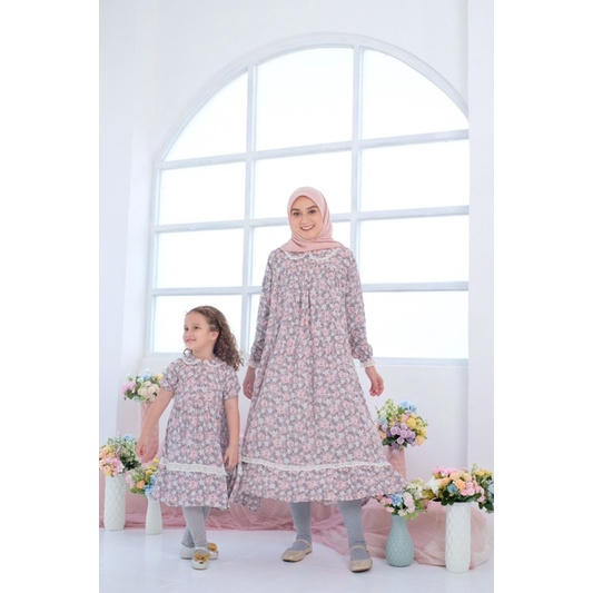 Ounadoutfit BERRY COUPLE IBU ANAK collection | baju kembaran ibu dan anak | dress rayon ibu dan anak | outfit couple ibu dan anak gemes | couple cantik | homedress rayon cantik