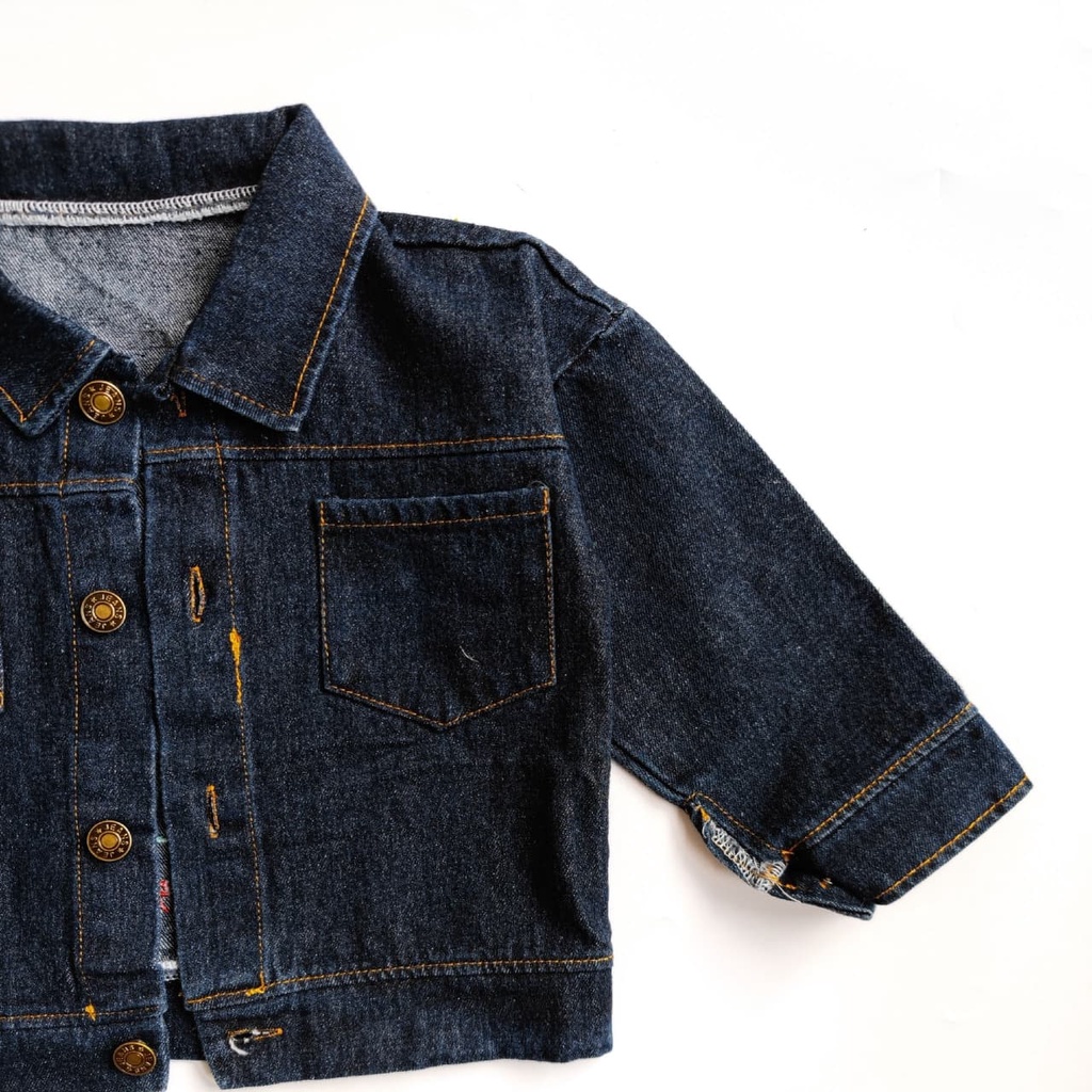 Promo !! Setelan baju anak cowok / setelan 3in1 denim happy mina ukuran 2-6tahun / Setelan anak import keren