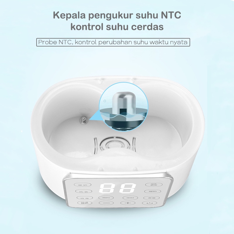 Smart Bottle Warmer/ Sterilizer Botol Bayi/ Penghangat Asi Baby Safe Multifungsi 220W/ Penghangat Susu Bayi/ Sterilisasi Botol Layar Besar Led/ Milk Warmer/Penghangat asi