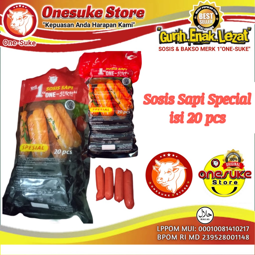 

Onesuke one suke sosis sapi spesial isi 20pcs