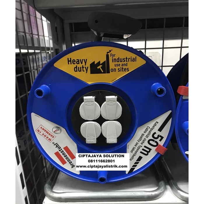Kabel Roll - Roll Kabel Brennensthul 50 Meter 4 Lubang Colokan