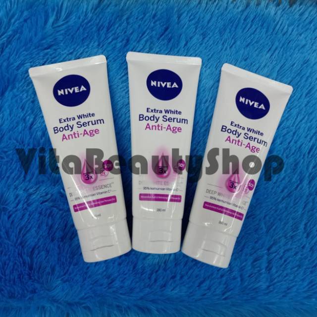  Nivea  Body  Serum 180ml Anti Age Body  Lotion Handbody 