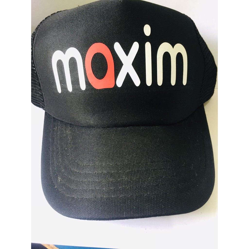 TOPI COSTUME OJOL MAXIM HITAM MURAH BANGET
