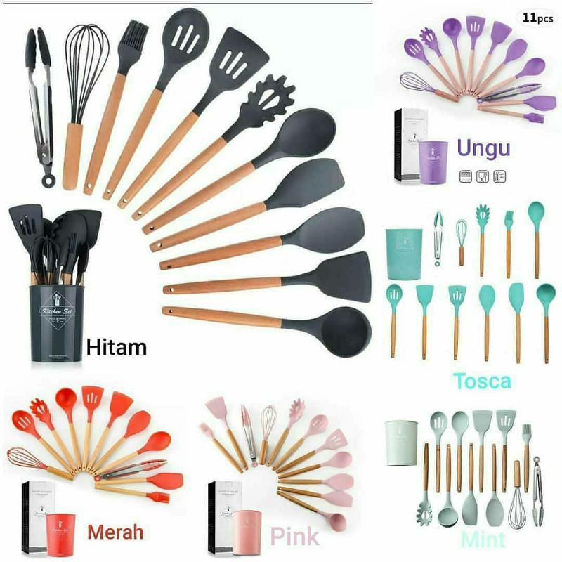 Sutil Silikon Viral Kitchen Set / Sutil Silikon / Sutil Set / Spatula Set