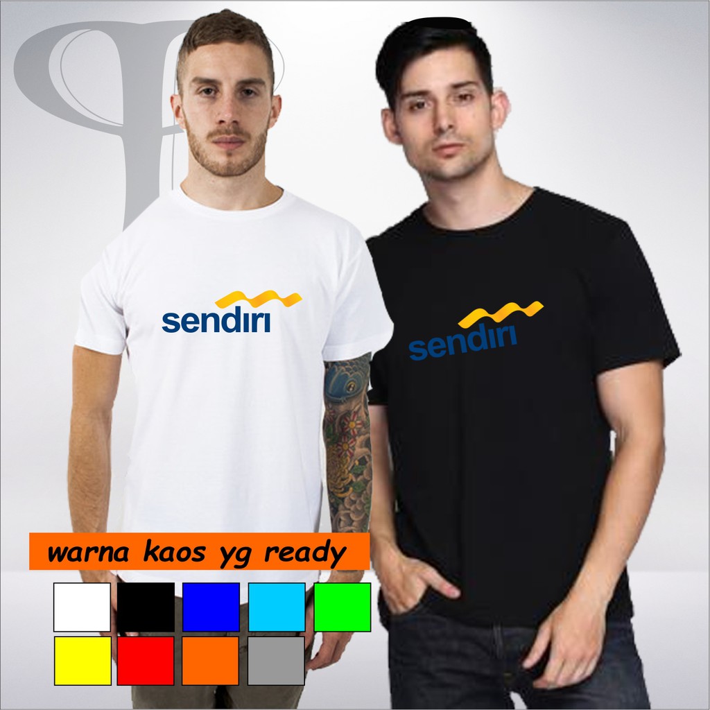 kaos parody mandiri kaos plesetan sendiri - pria dan wanita -