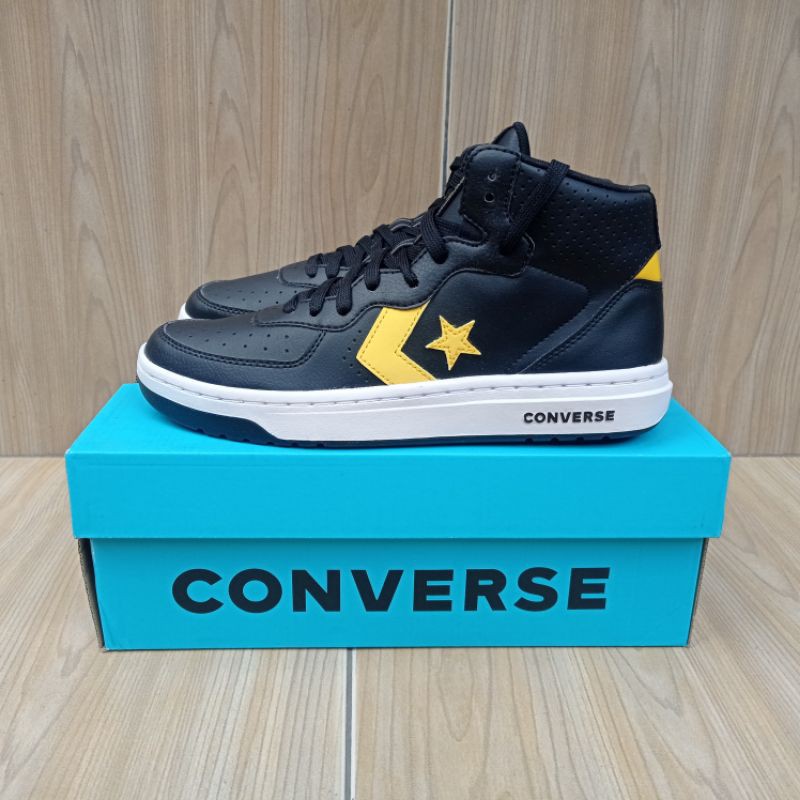 unisex converse rival leather mid top