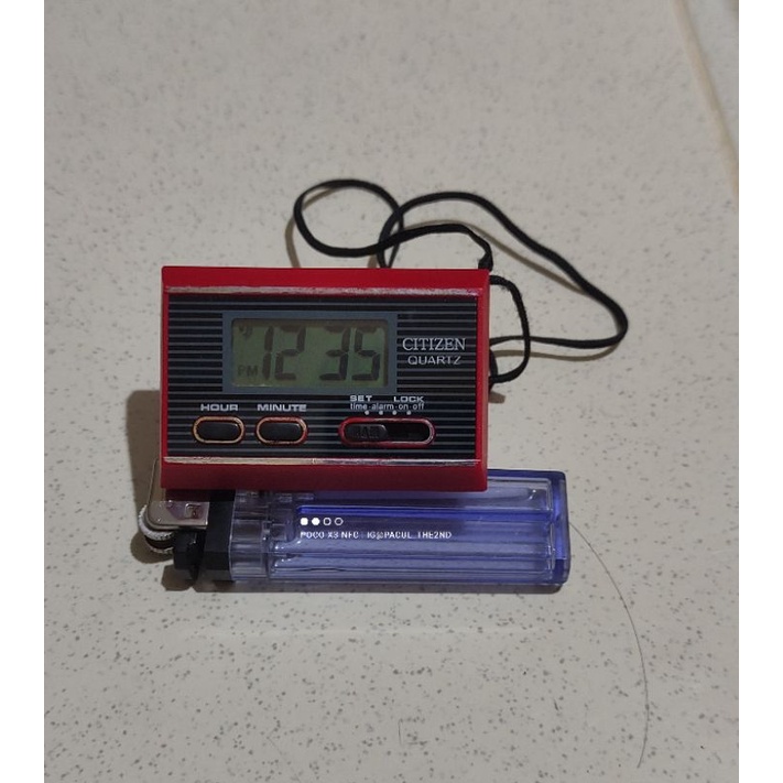 citizen jadul bekas (jam meja)
