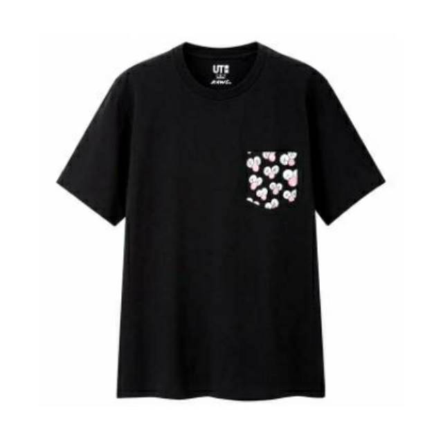 Uniqlo UT x Kaws Tshirt Pocket Black - Summer 2019