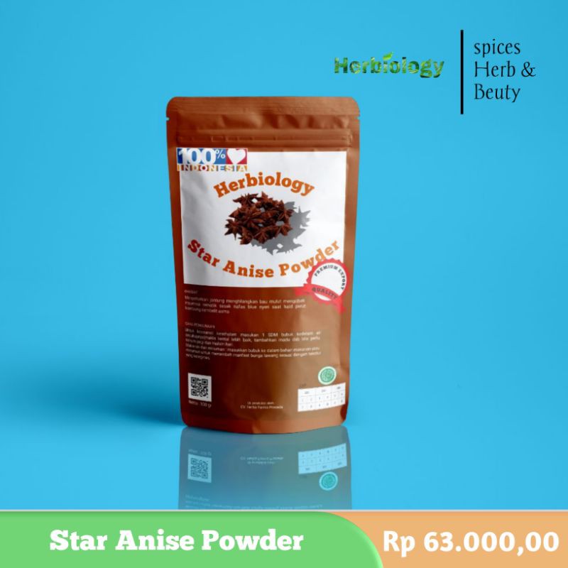 

Star Anise powder/bubuk bunga lawang
