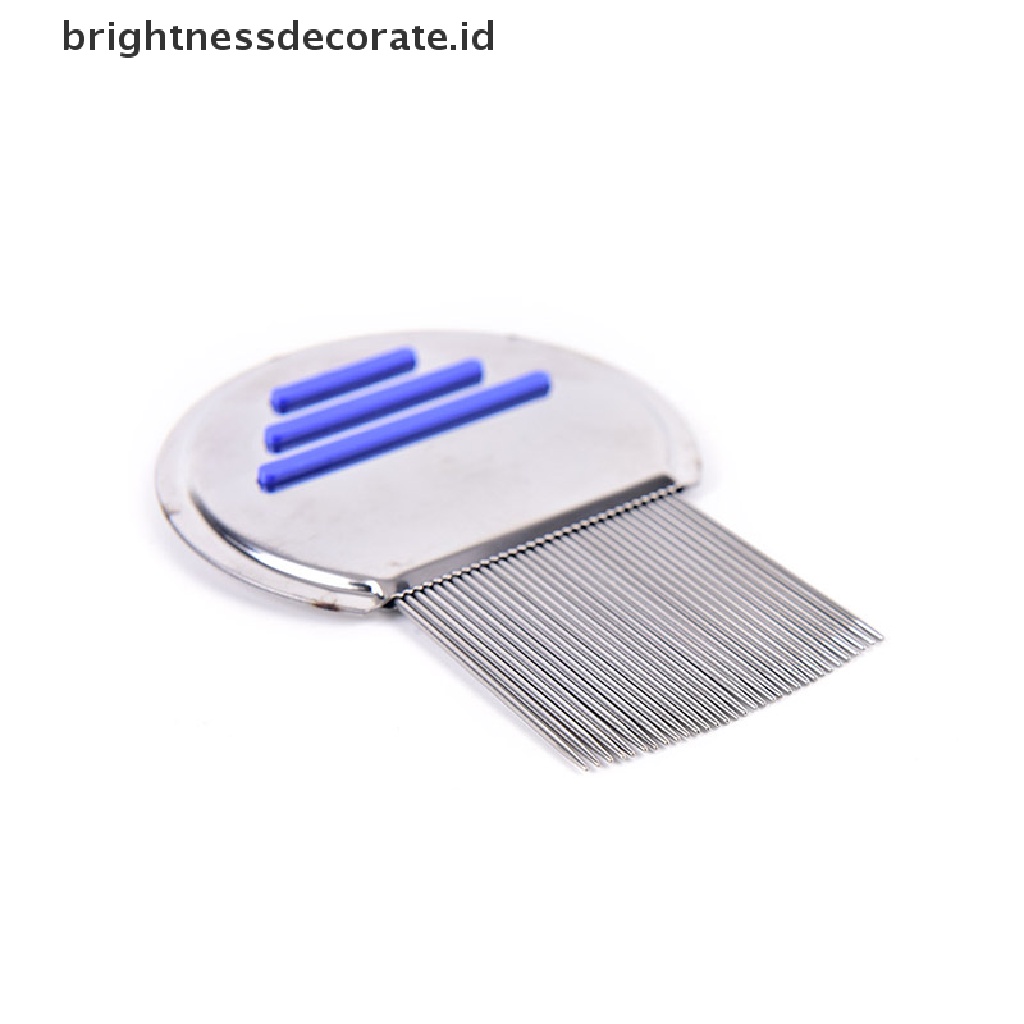 1 Pc Sisir Kutu Rambut Bahan Stainless Steel