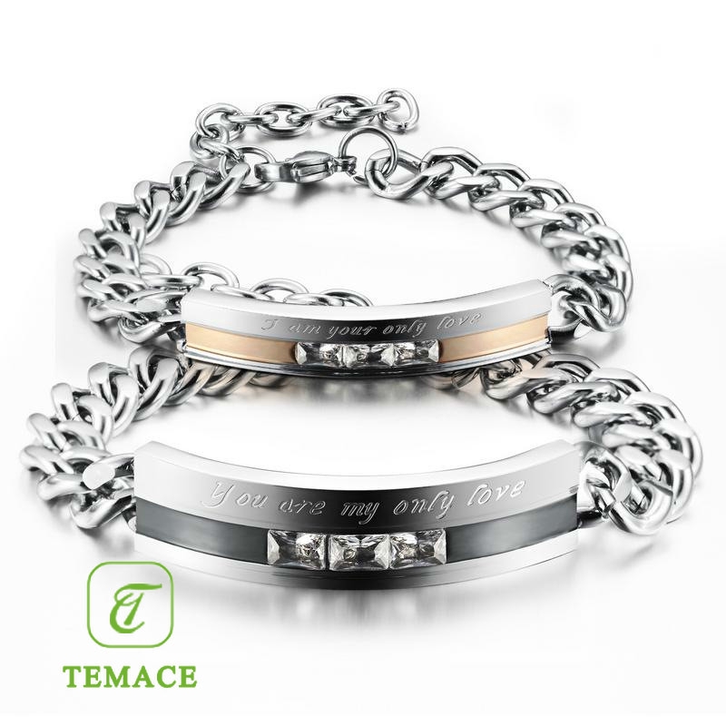 GELANG PRIA TITANIUM MODEL RANTAI SIMPEL KEREN