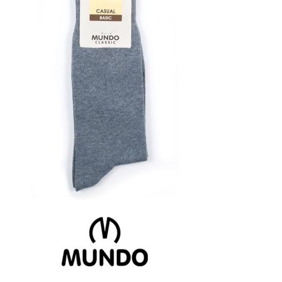 ➻ MUNDO/ kaos kaki pria/ kaos kaki casual/kaos kaki mundo/mundo classic - ABU TUA MISTY ★
