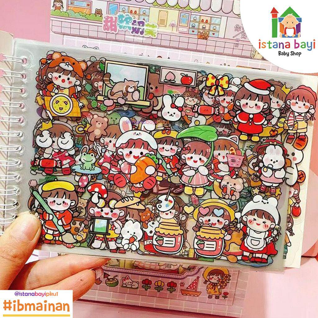 Sticker Momo Pack Mini / Sticker Momo Book - Mainan Sticker