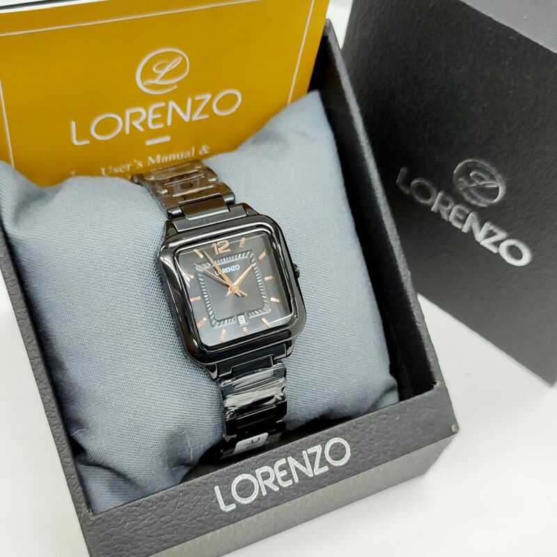 Jam tangan Lorenzo 7101 Tali Rantai Original Wanita