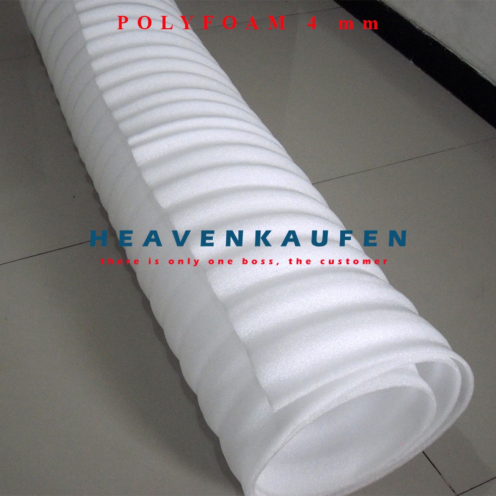 Polyfoam 4 mm Pelindung Packaging, Lapisan Tas Dll