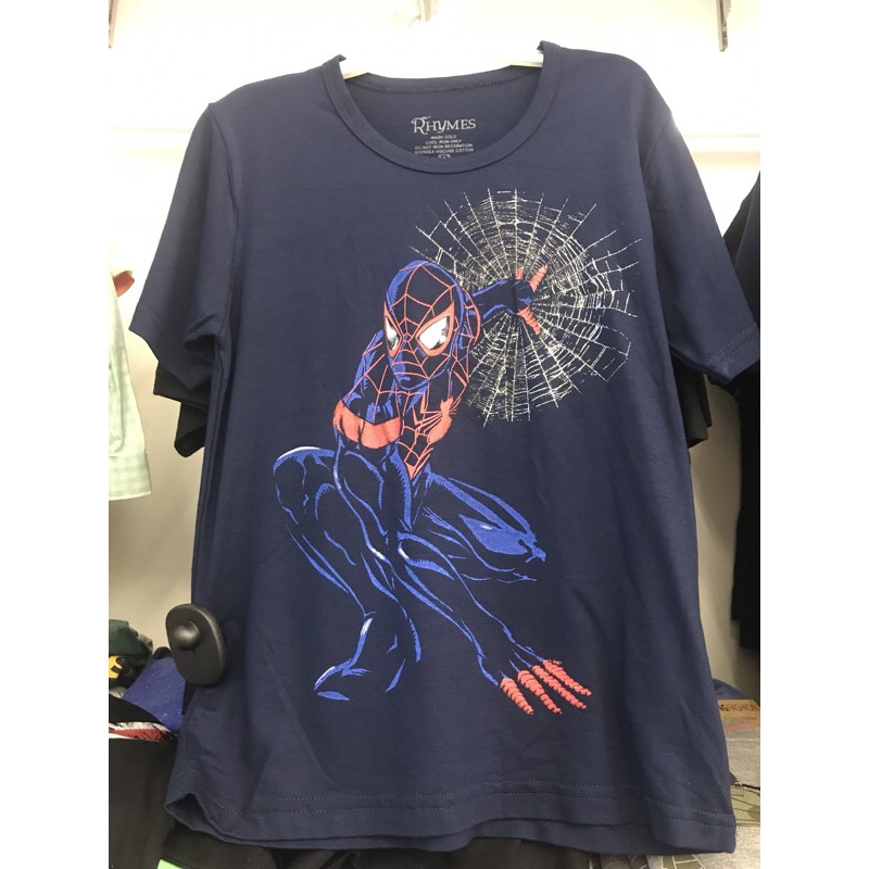 Kaos anak cowok Rhymes spiderman