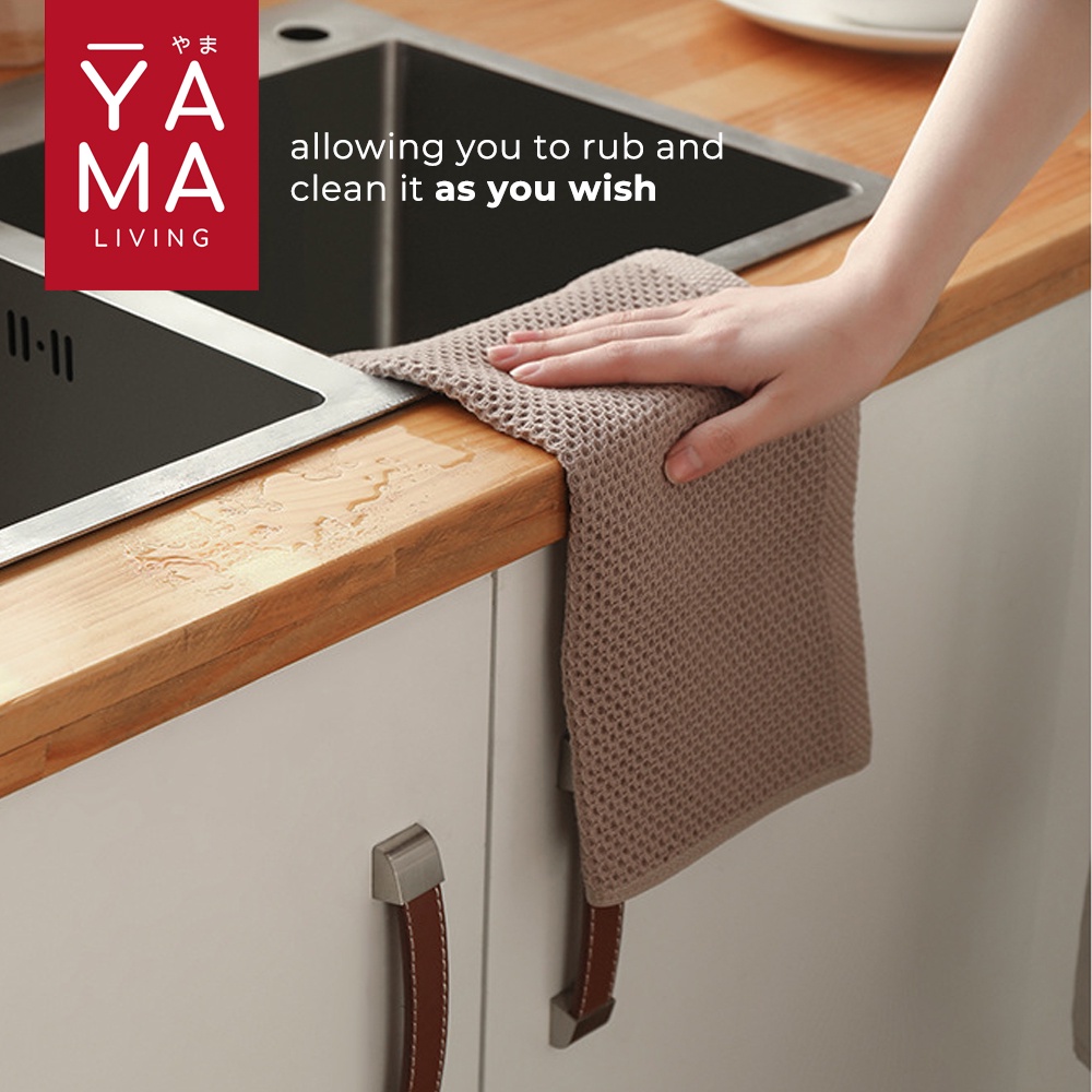 YAMA TORU Honeycomb Kitchen Towel Kain Lap Dapur Serbet Daya Serap Tinggi