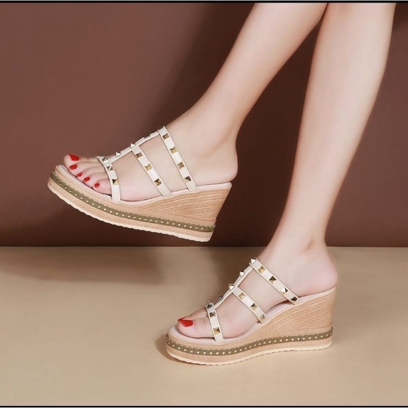 ABBUSHOES Sk 03 wedges stut andromeda sol karet 7cm