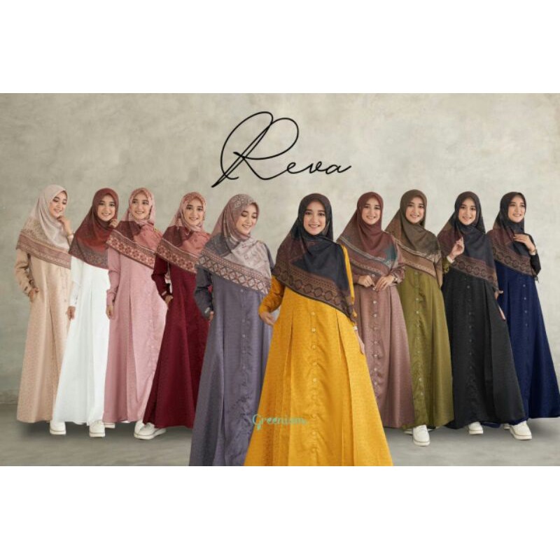 WAJIB CHAT  ❌ Reva Dress grenism Ready stok siap kirim